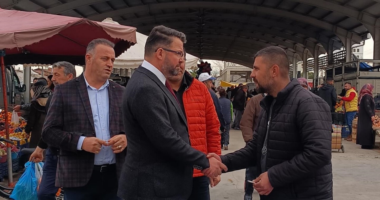 AK Parti Aday Adayı Ali Söğüt, esnaf ve vatandaşlarla buluştu