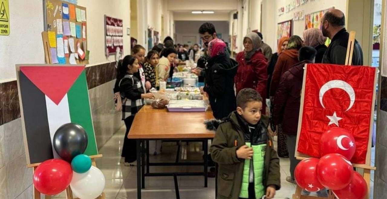 Konya’nın mütevazi ilçesinde gönüller Filistin için birleşti