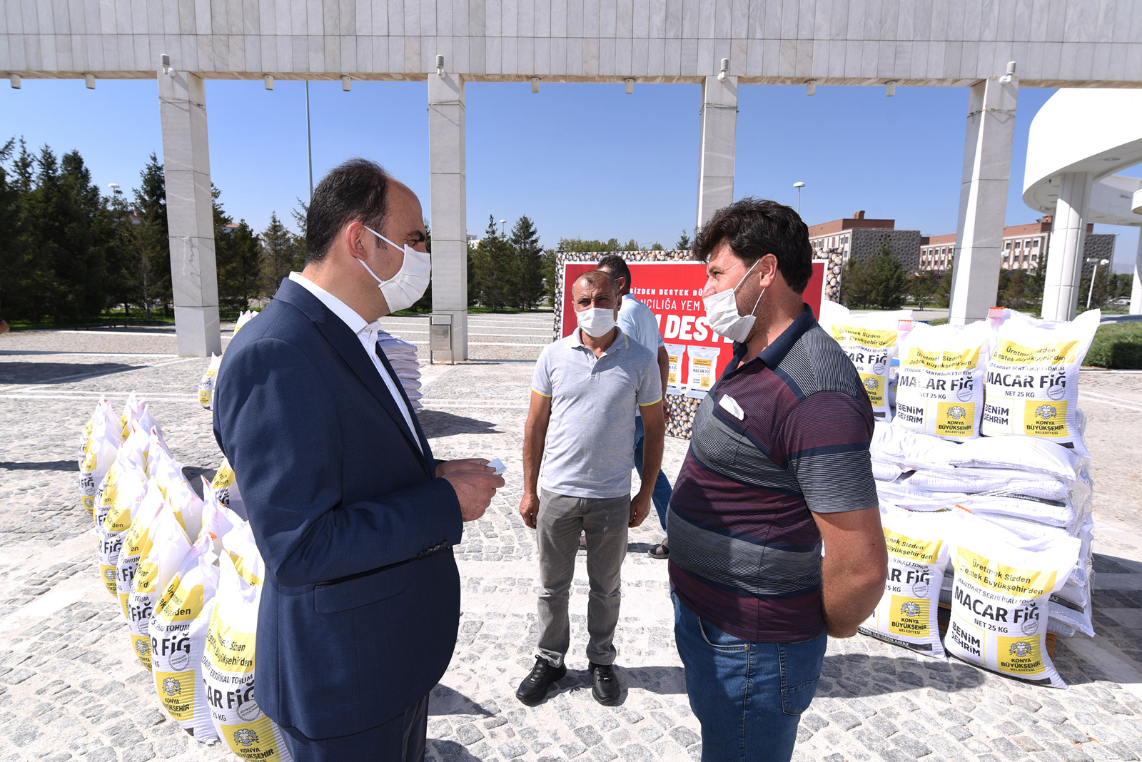 Konya Büyükşehir’den Macar Fiği Tohumu Desteği