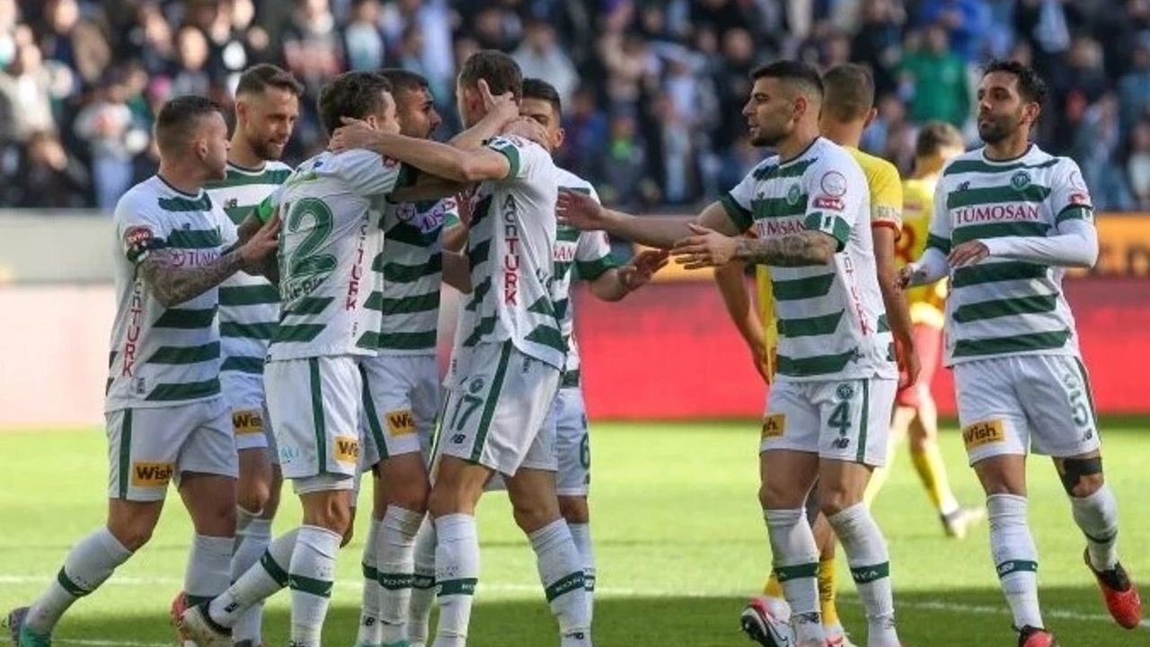 Konyaspor konuk ettiği Kayserispor'u 2-0 mağlup etti