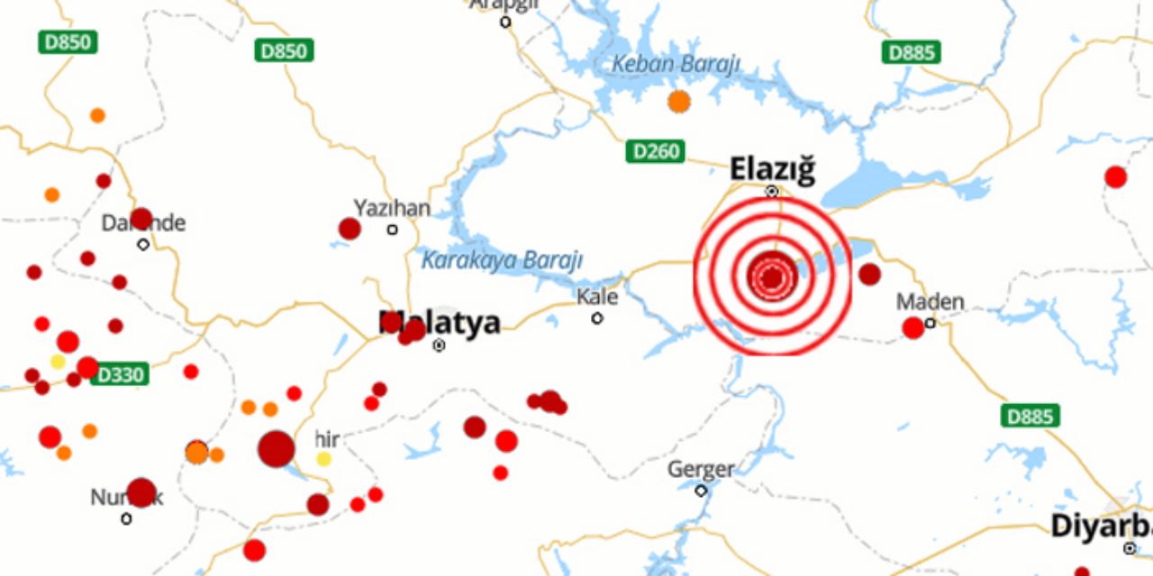 Elazığ'da deprem!