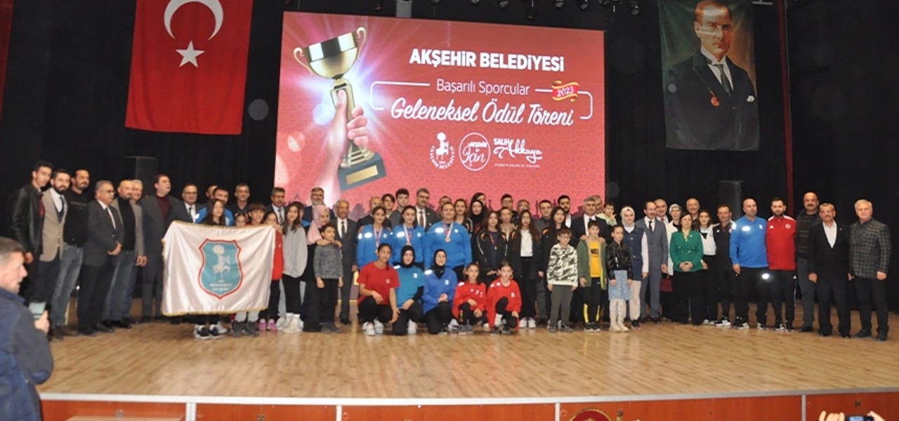 Akşehir’in başarılı sporcuları ödüllendirildi