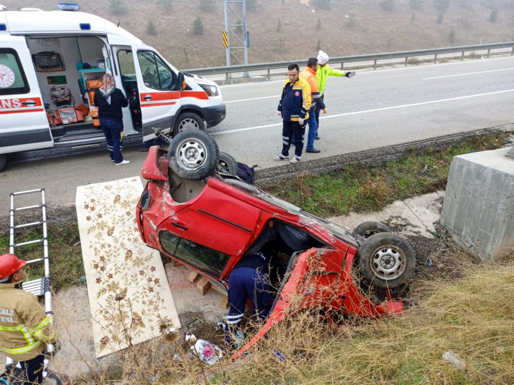 FECİ KAZA! BABA ÖLDÜ, OĞLU YARALANDI