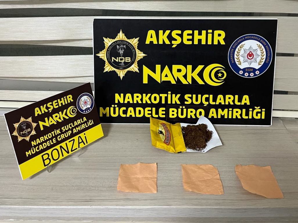 Akşehir polisi yakaladı