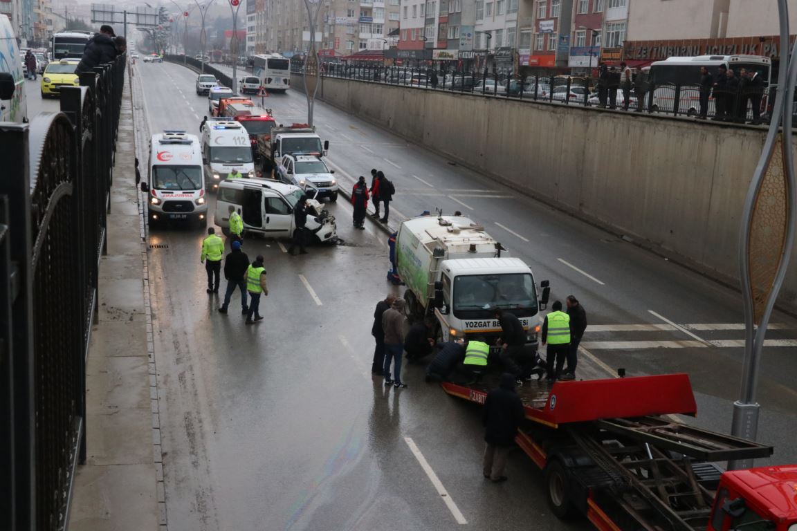 Meydana gelen kazada 1 kişi yaralandı