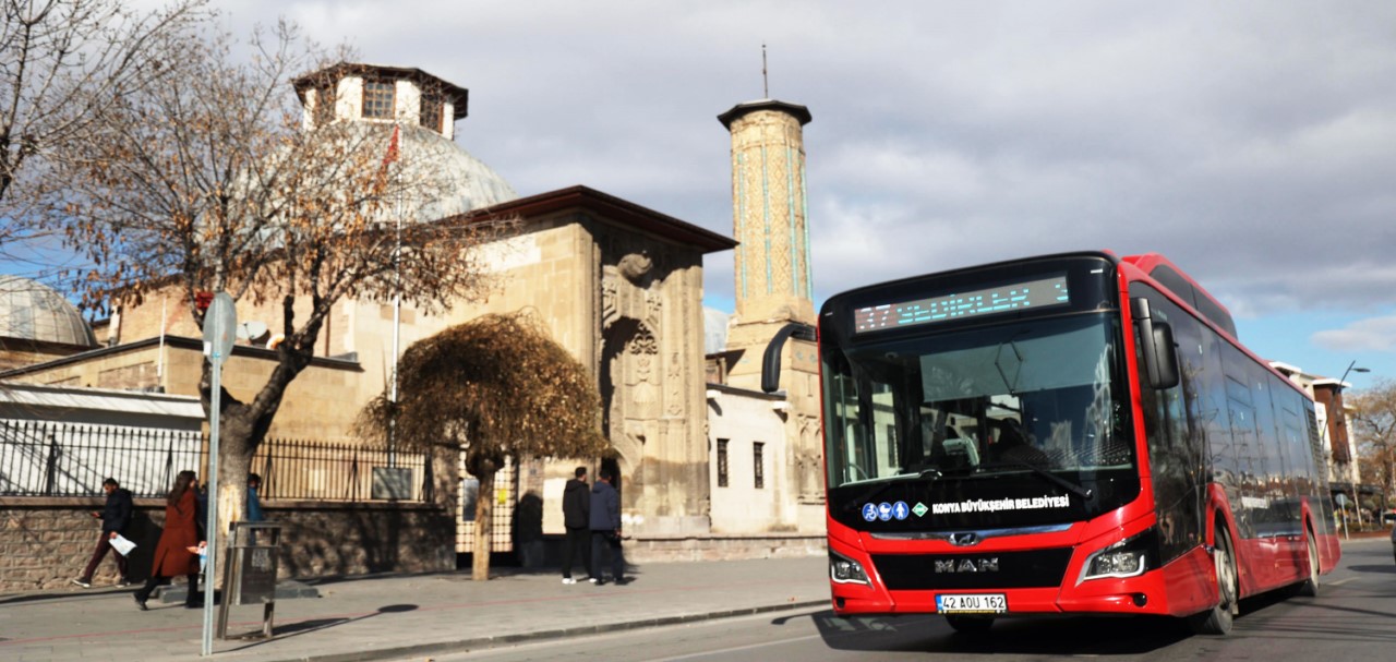 Konya toplu taşımanın merkezi oldu