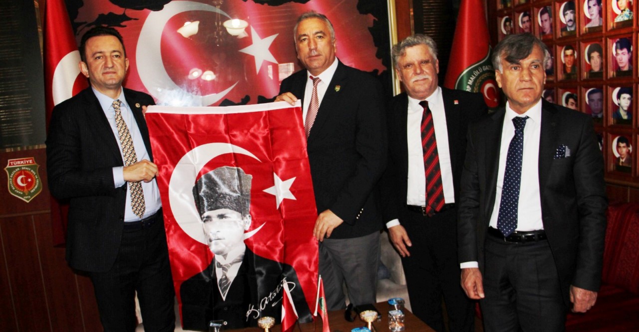 CHP’den, Türkiye Harp Malulü Gaziler Şehit Dul ve Yetimleri Derneğine ziyaret