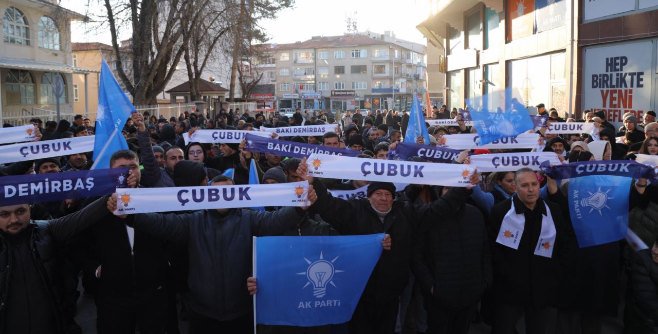 AK Parti Başkan adayı coşkuyla karşılandı