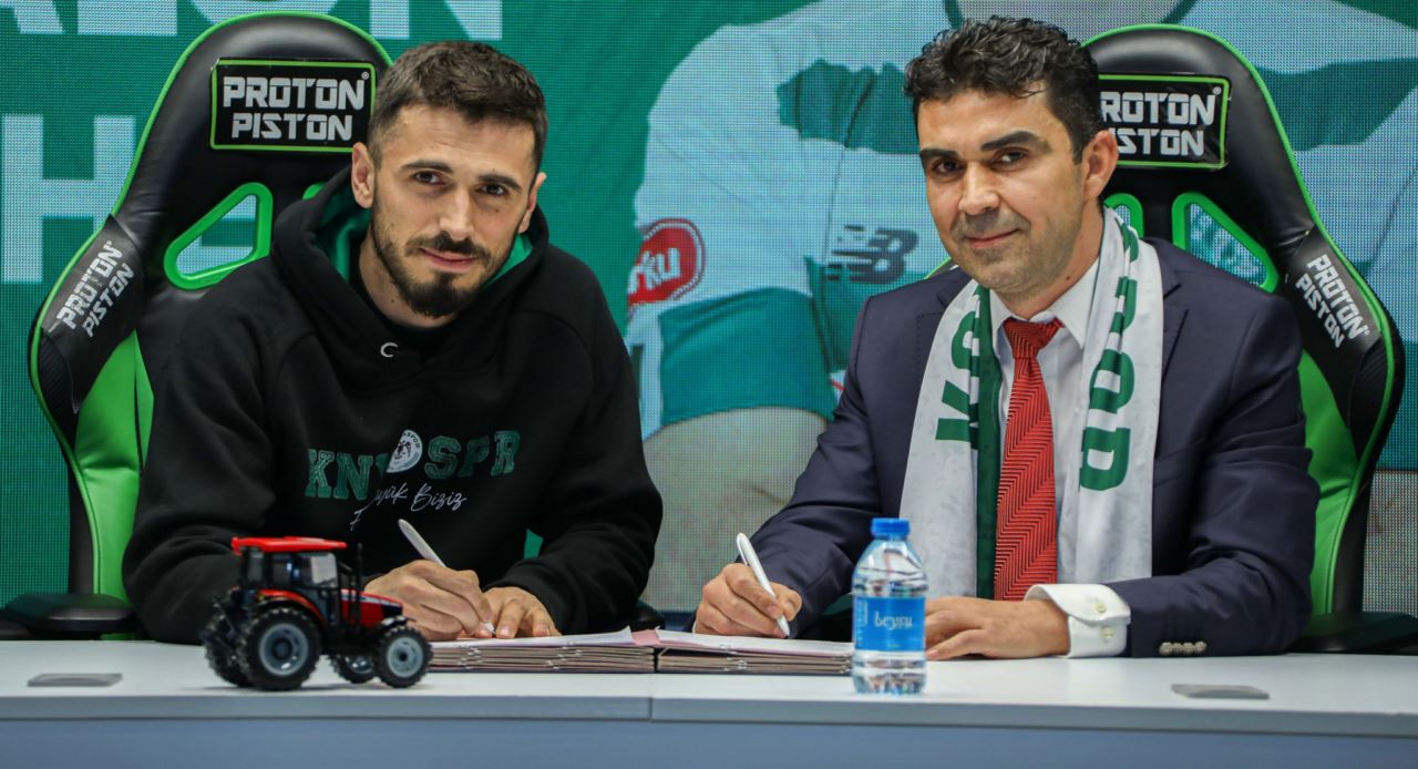 Konyaspor'da Valon Ethemi ile imzalar atıldı