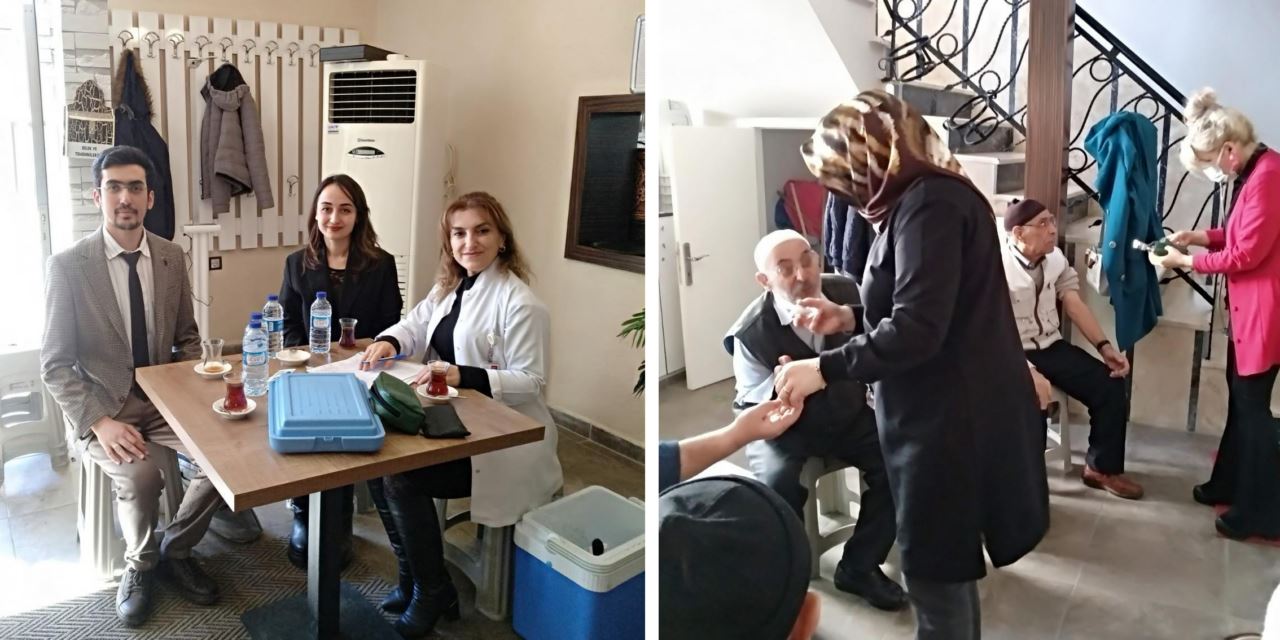 Seydişehir'de emekliler sağlık taramasından geçti
