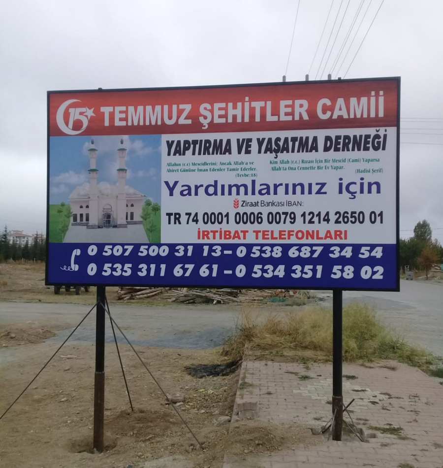 15 Temmuz Camii’nin temeli atıldı