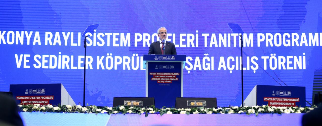 Bakan Uraloğlu, Konya'da raylı sistem projeleri tanıtım törenine katıldı