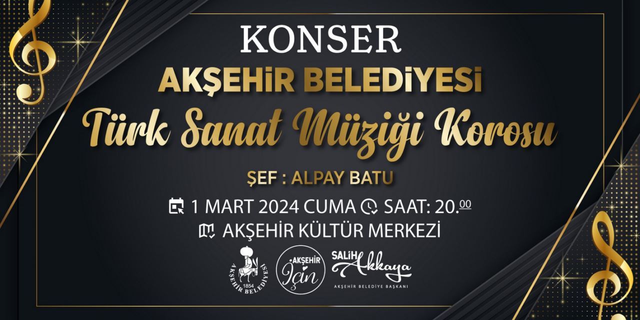 Akşehir Belediyesi'nden Türk Sanat Müziği ziyafeti