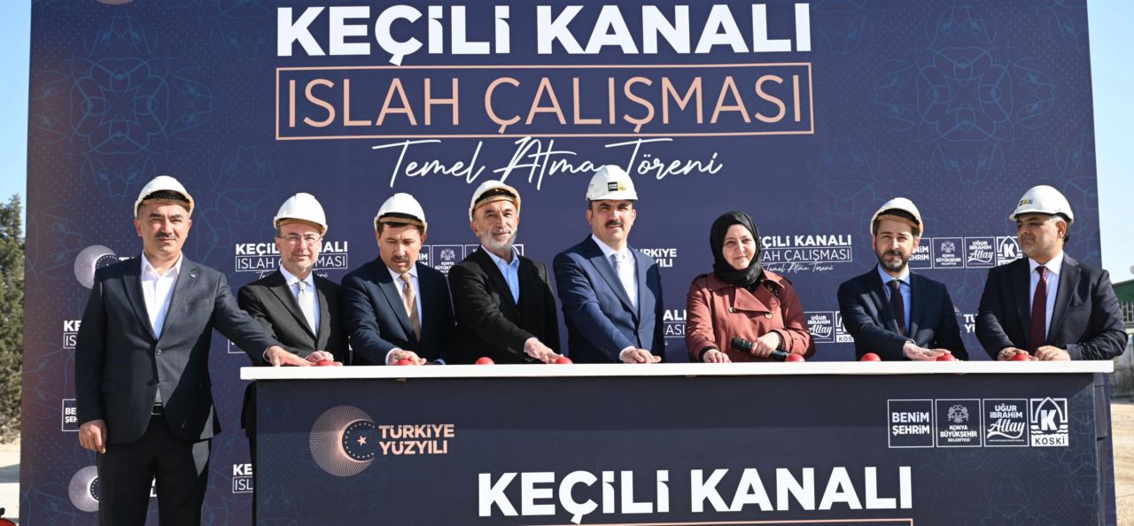 Keçili Kanalı Islah Çalışması’nın temeli atıldı