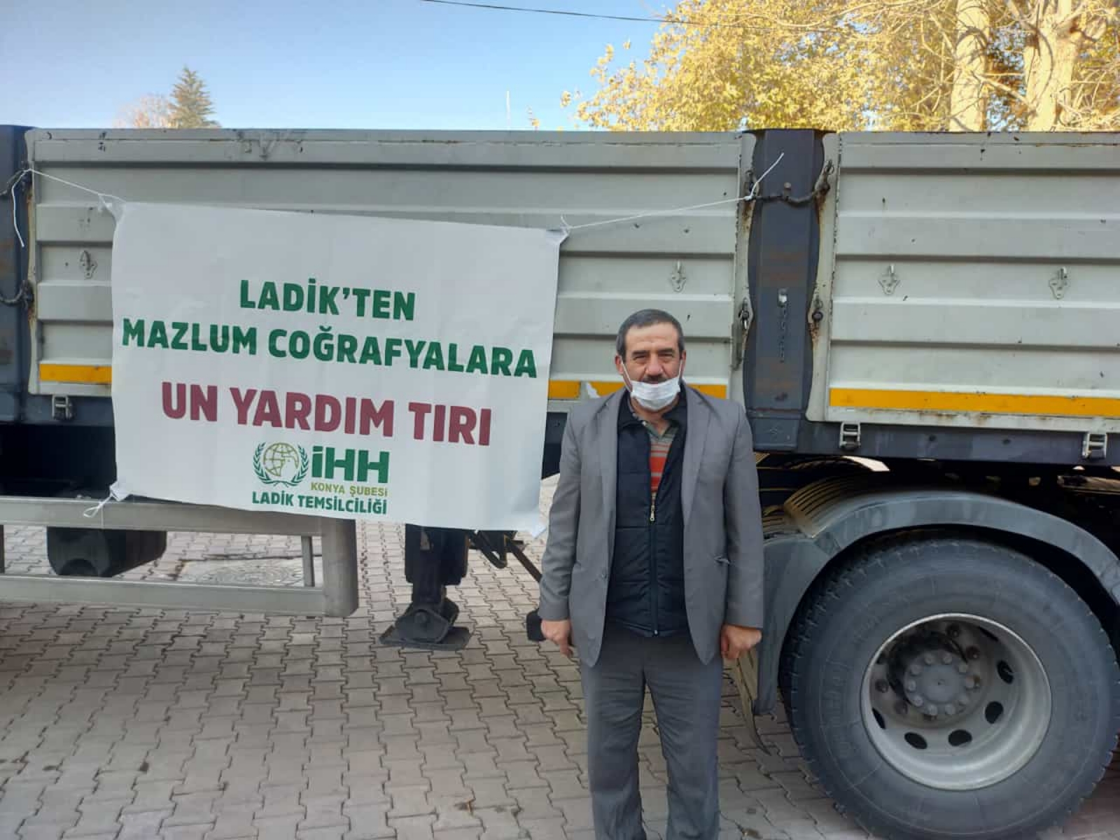 Ladik’ten Suriye’ye insan yardım