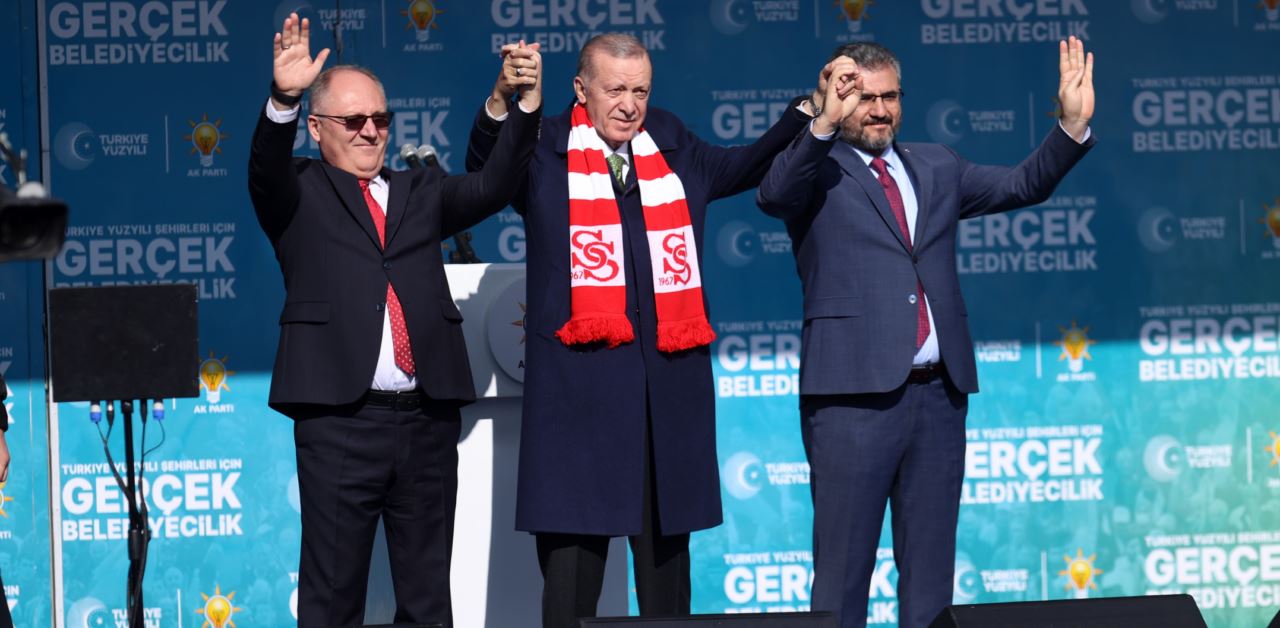 Erdoğan, Sivas mitingine katıldı