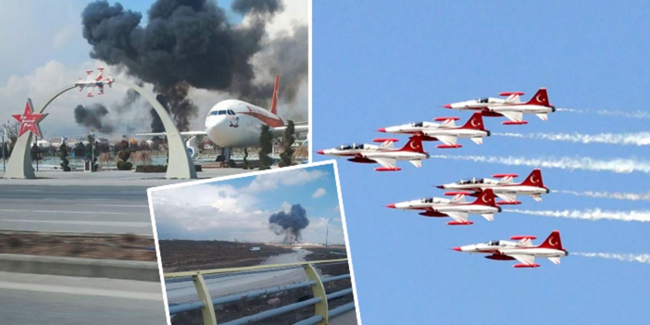 Konya’da Türk Yıldızları’nın eğitim uçağı düştü