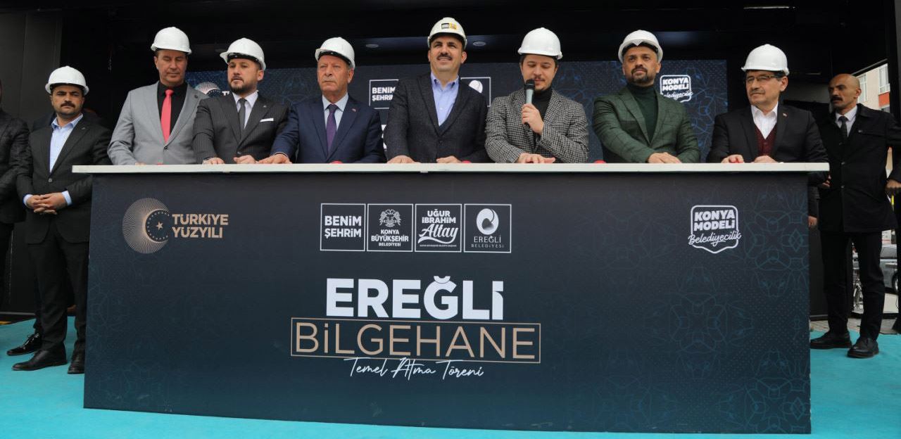 Başkan Altay Bilgehane temel atma töreni için Ereğli'deydi
