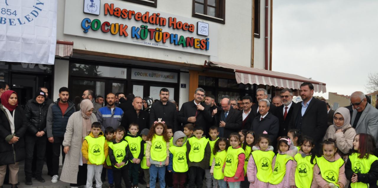 Nasreddin Hoca Çocuk Kütüphanesinin açılışı gerçekleştirildi
