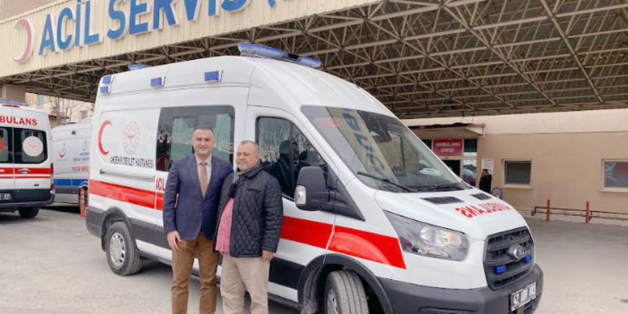 Ünlü iş insanından Akşehir’e tam donanımlı ambulans