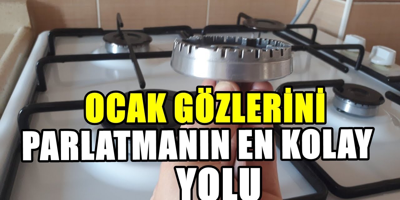 Kararmış ocak gözlerini parlatma tekniği; Bu teknikle ocak gözleri parıl parlayacak