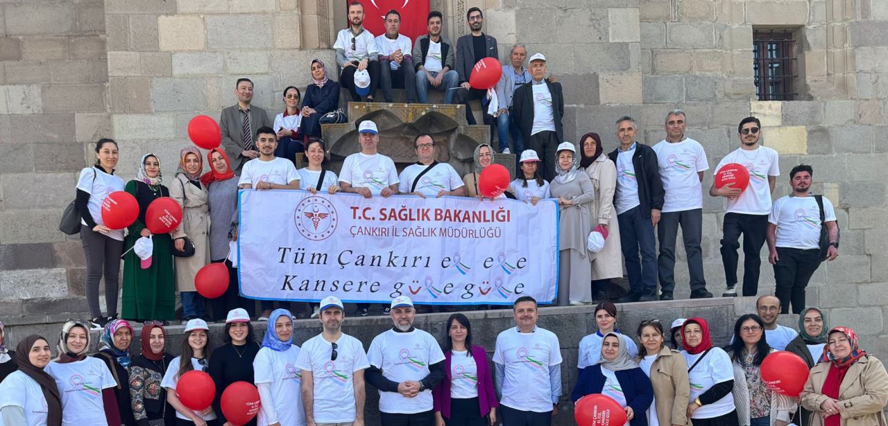 Çankırı'da "Kanseri Birlikte Yenebiliriz" etkinliği gerçekleştirildi
