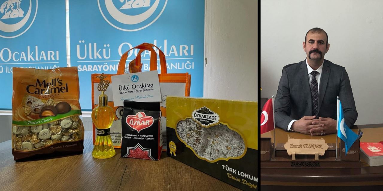 Ülkü Ocakları'ndan ihtiyaç sahiplerine bayramlık şeker