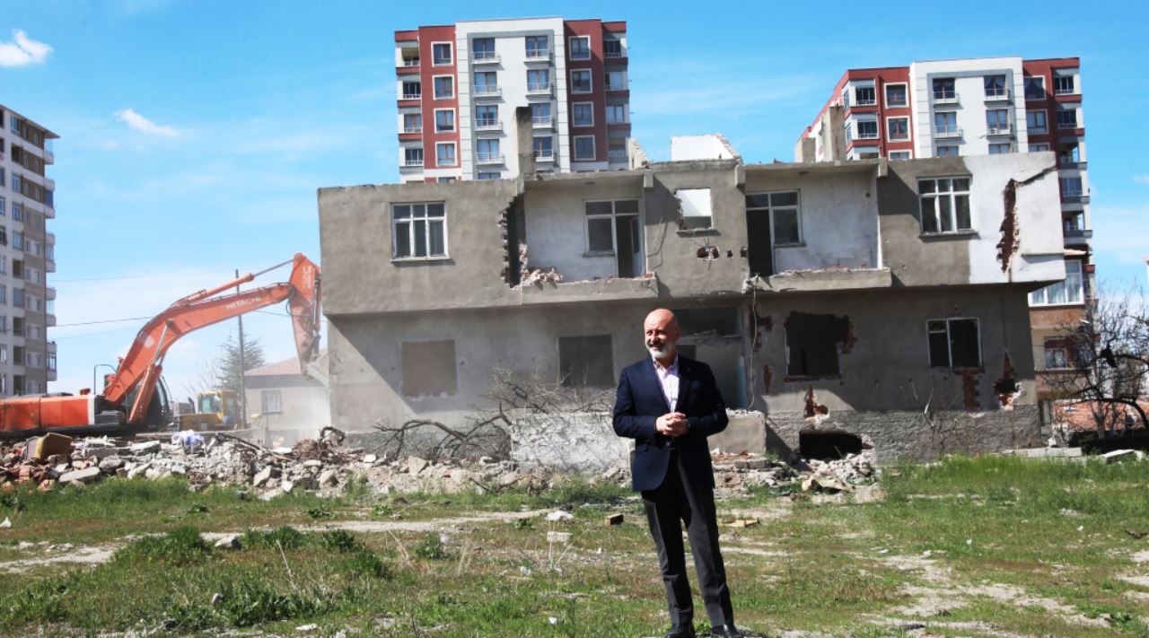 Kayseri'de kentsel dönüşüm devam ediyor