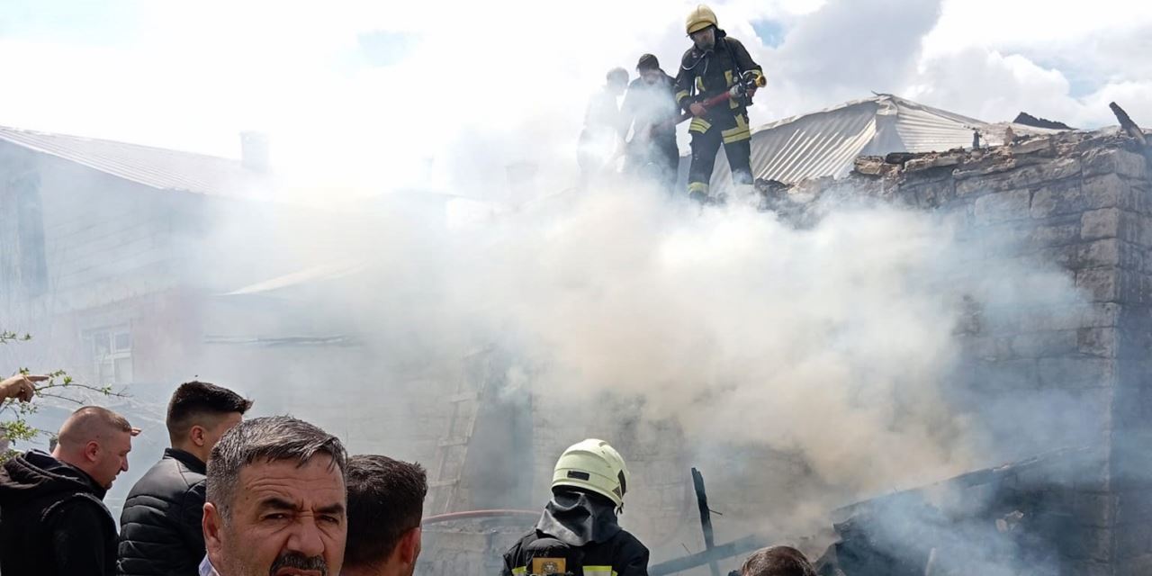 Konya’daki  yangın korkuttu