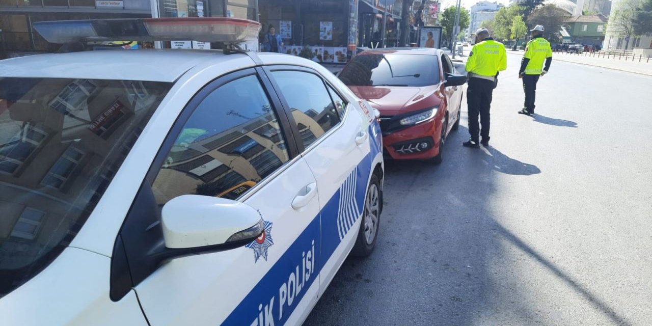 Eskişehir'de bayram tatilinde 542 sürücüye ceza uygulandı