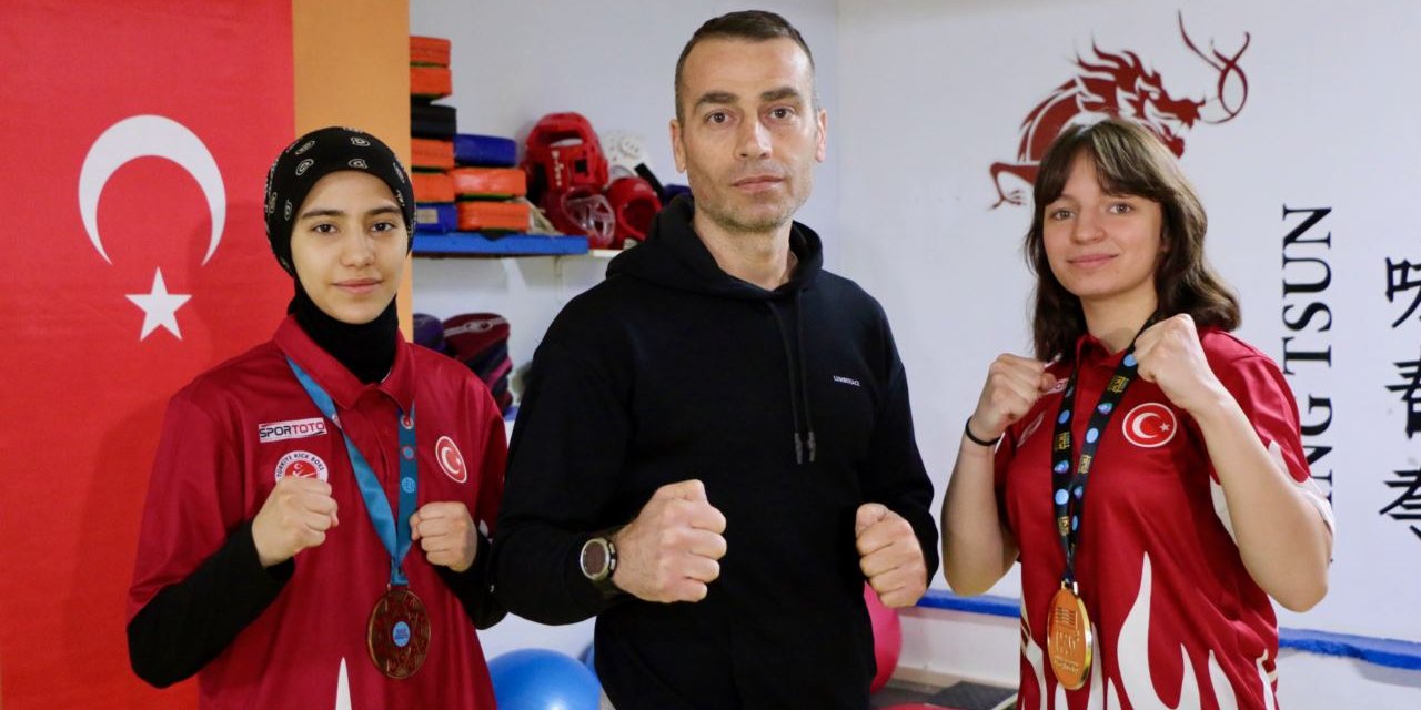 Genç kick boksçular uluslararası başarılarının devamı için çalışıyor