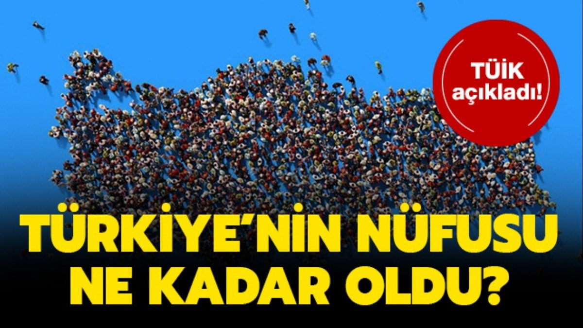 Türkiye'nin nüfusu 83 milyonu geçti