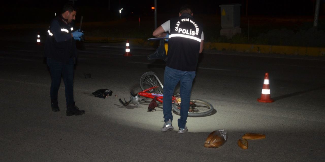 Konya'da bisikletlinin ölümüne neden olan kamyon sürücüsü kaçtı