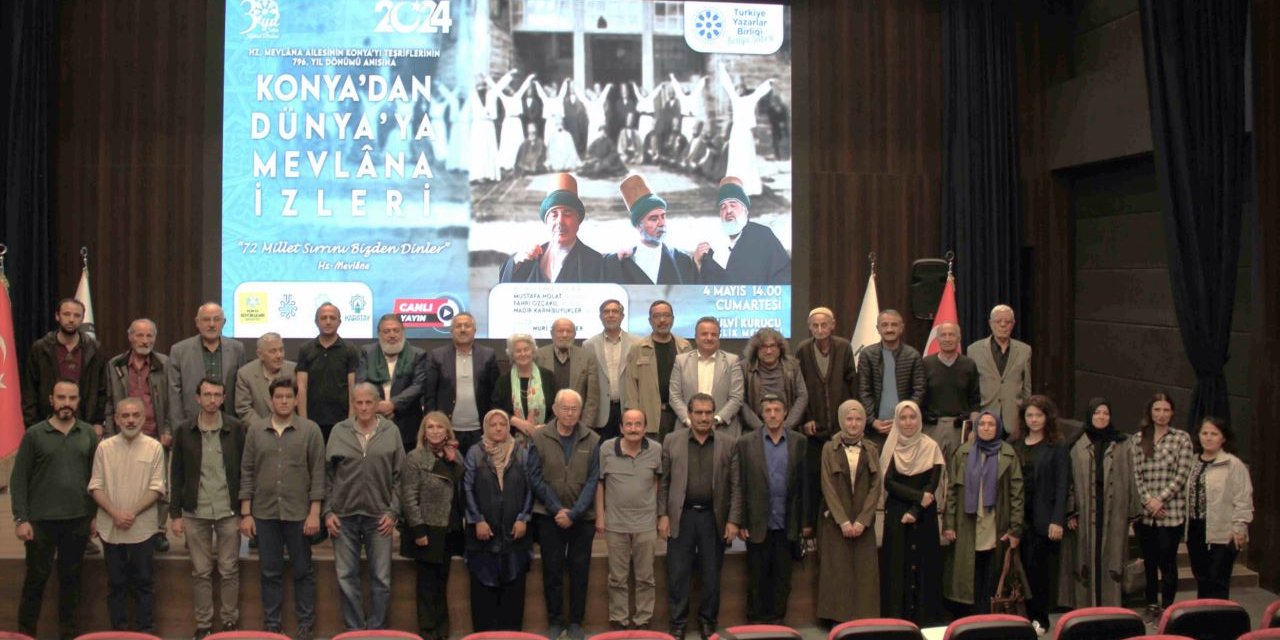 Türkiye Yazarlar Birliği Konya Şubesi 30. yıl etkinleri “Konya’dan Dünya’ya Mevlâna İzleri” paneliyle devam etti