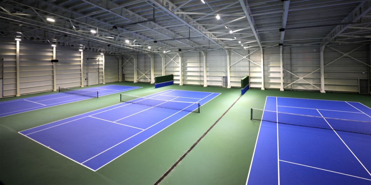 Konya’nın en büyük kapalı tenis kortunun yapımı tamamlandı