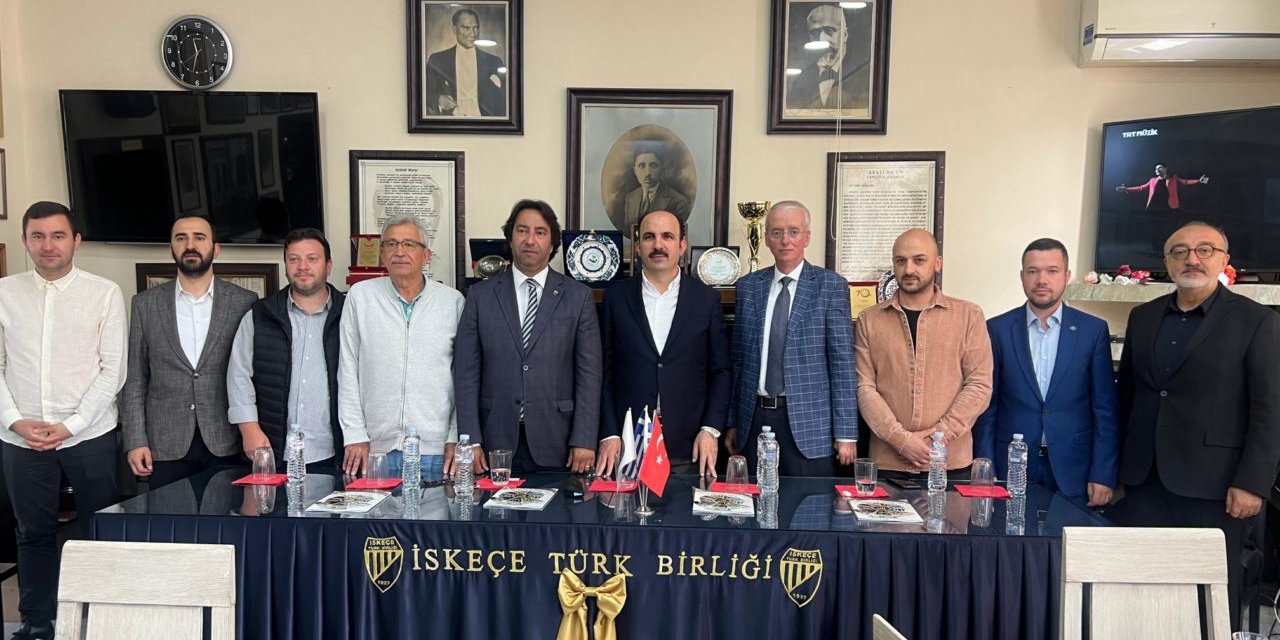 TDBB Başkanı Altay Yunanistan'daki Türkler ile bir araya geldi