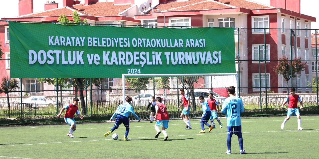 Karatay’da “Ortaokullar Arası Kardeşlik Futbol Turnuvası" başladı