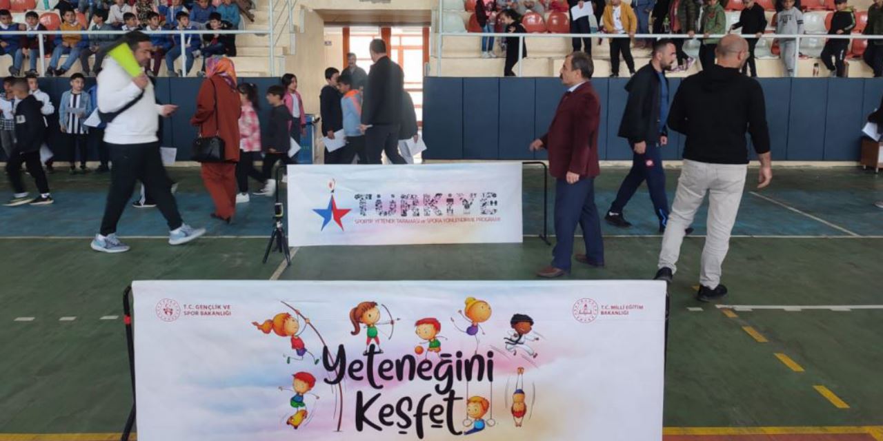 Yunak'ta yetenekli sporcu taraması yapıldı