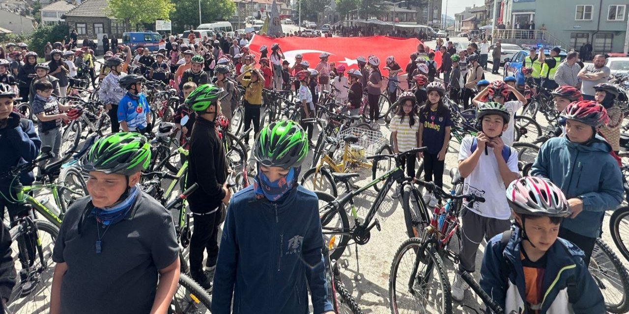 Huğlu'da “Pedalla genç kal” bisiklet turu yapıldı