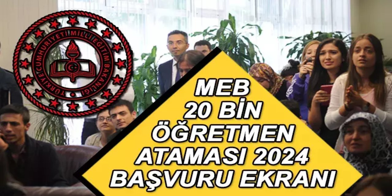 20 bin sözleşmeli öğretmen atamasının başvuruları başladı