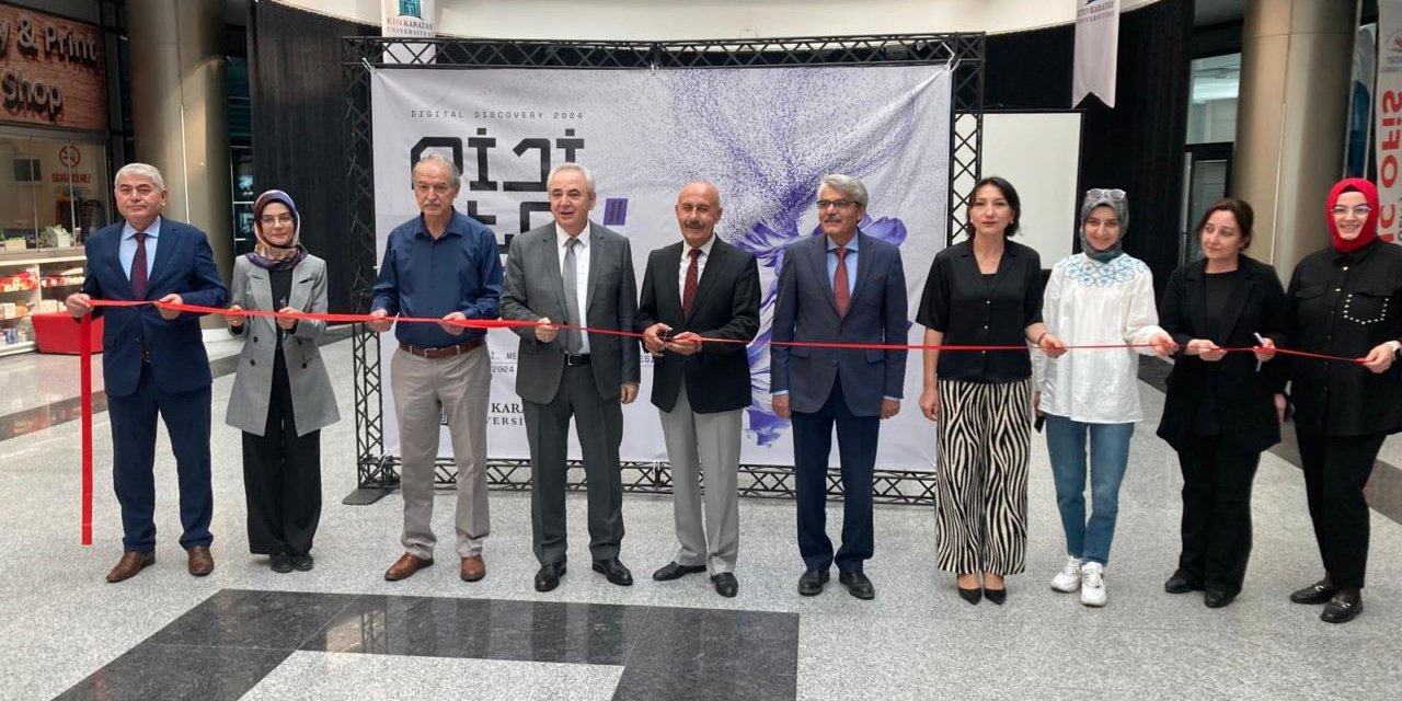 KTO Karatay Üniversitesi'nde dijital sanat sergisi kapılarını açtı