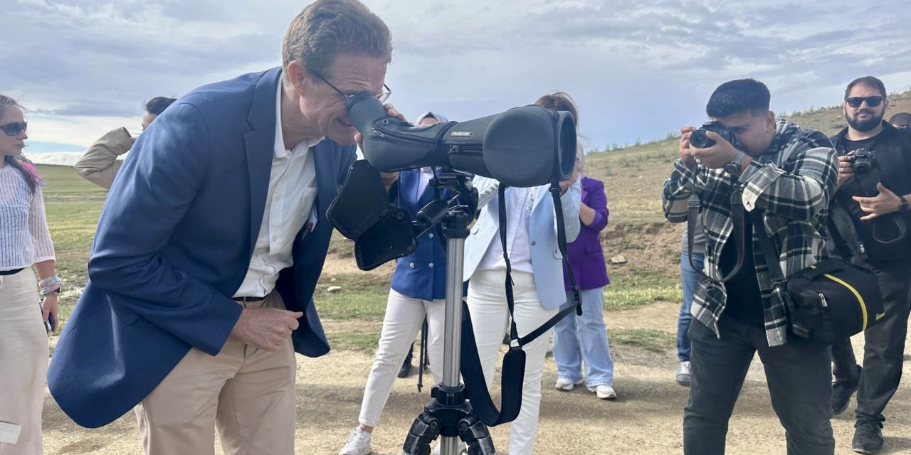 AB Türkiye Delegasyonu Başkanı Meyer-Landrut, incelemeler için Tuz Gölü'ndeydi