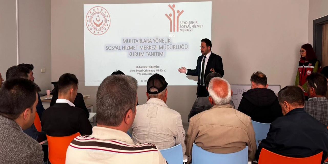 Seydişehir'de muhtarlarla seminer düzenlendi