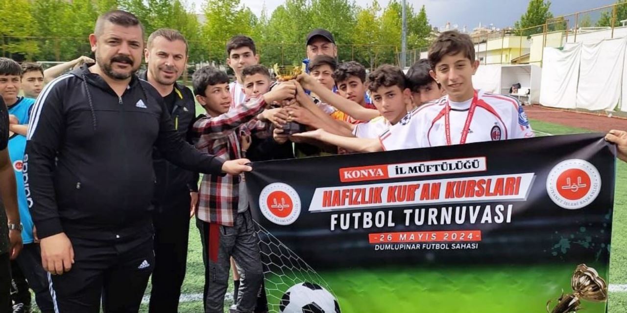 Konya Kur’an Kursları arası futbol turnuvası yapıldı