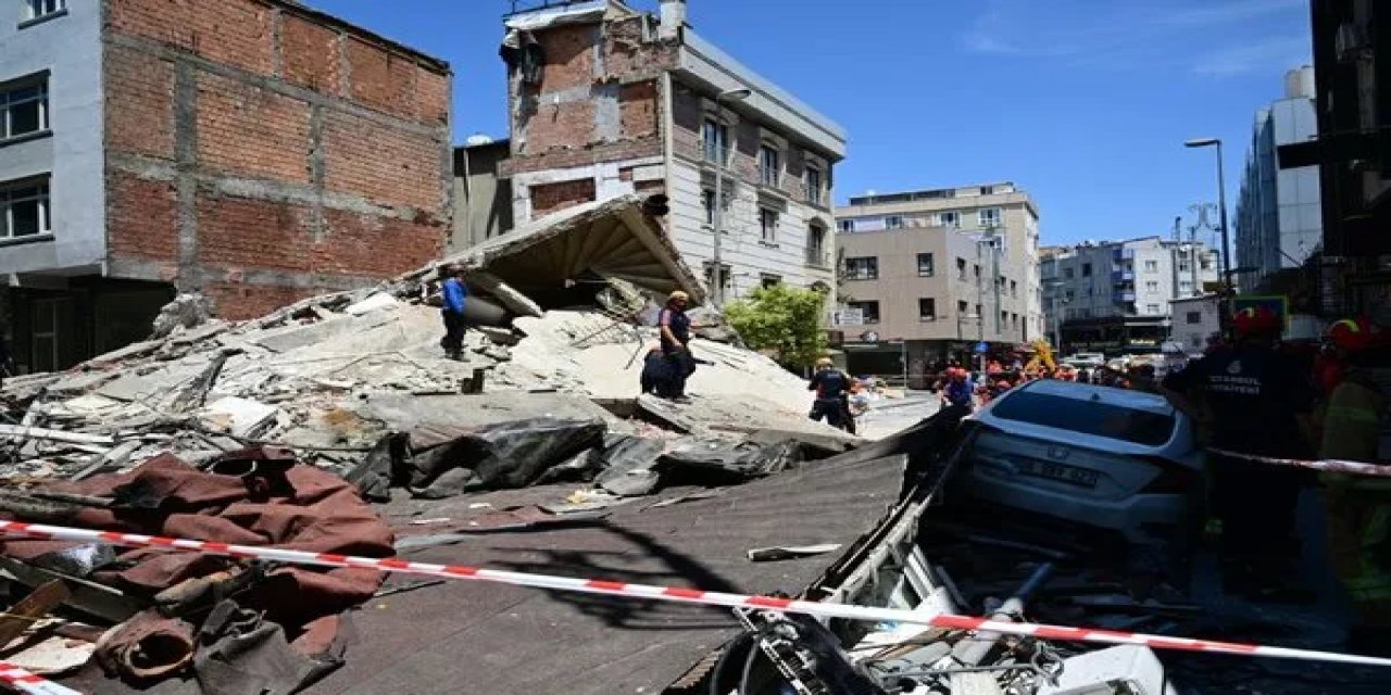 Bakan Tunç, İstanbul'daki çöken binayla ilgili açıklama yaptı