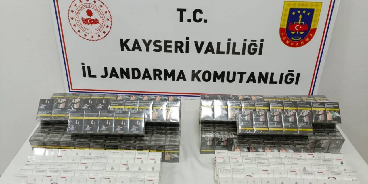 Jandarmanın kaçak sigara operasyonunda 1 kişi gözaltına alındı