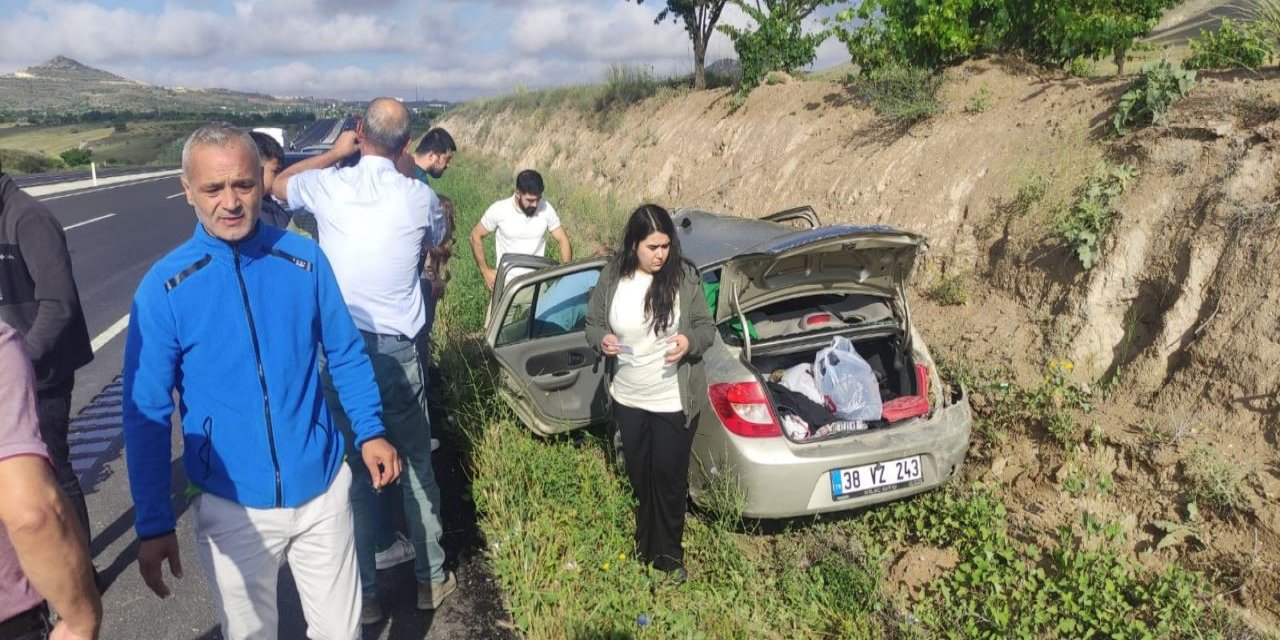 Sınava gitmek için çıktığı yolda kaza geçirdi