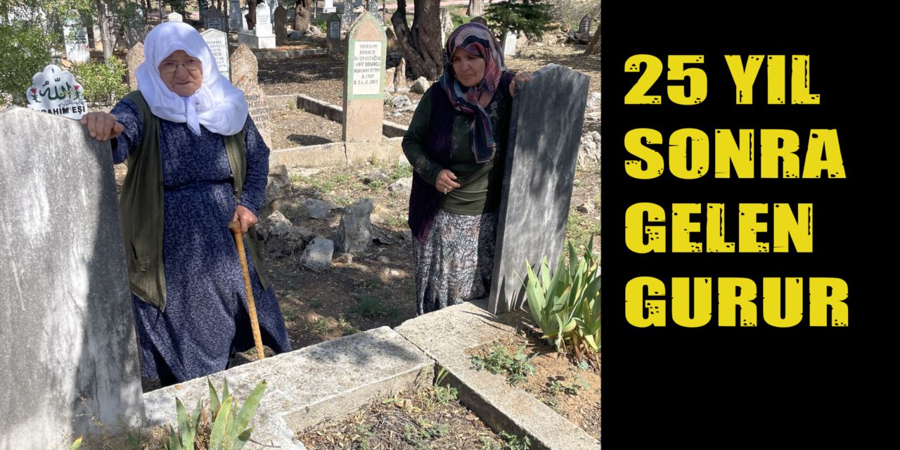 25 yıl sonra "ŞEHİT" sayılan oğlu için yemek dağıttı