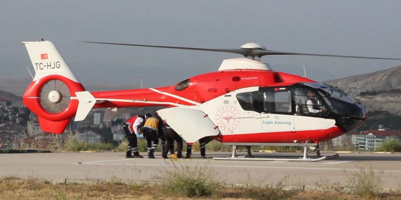 Hava ambulansları bayram süresince 126 acil vaka için havadaydı