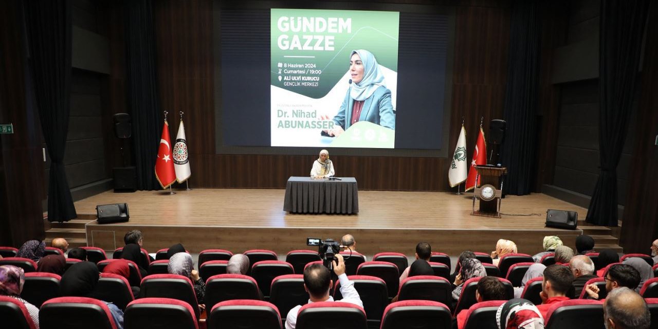 Filistinli akademisyen Abunasser, “Gündem Gazze” konferansına katıldı